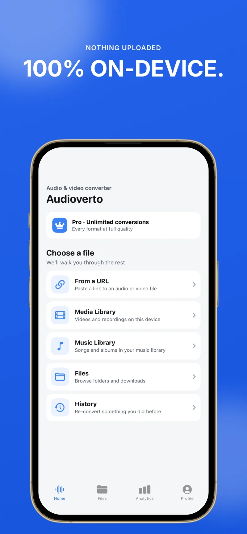 Audioverto MP3 Converter iPhone screenshot 4